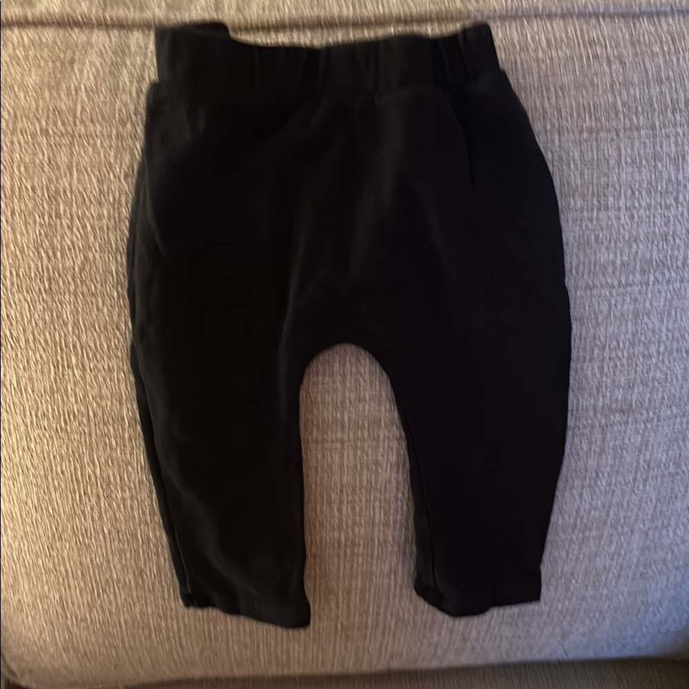 Koala Kids Black Joggers with Soft Elastic Cuffs